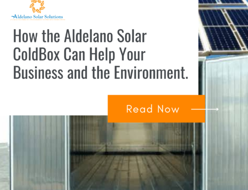 Going Green: How the Aldelano Solar ColdBox Can Help Your Business and the Environment