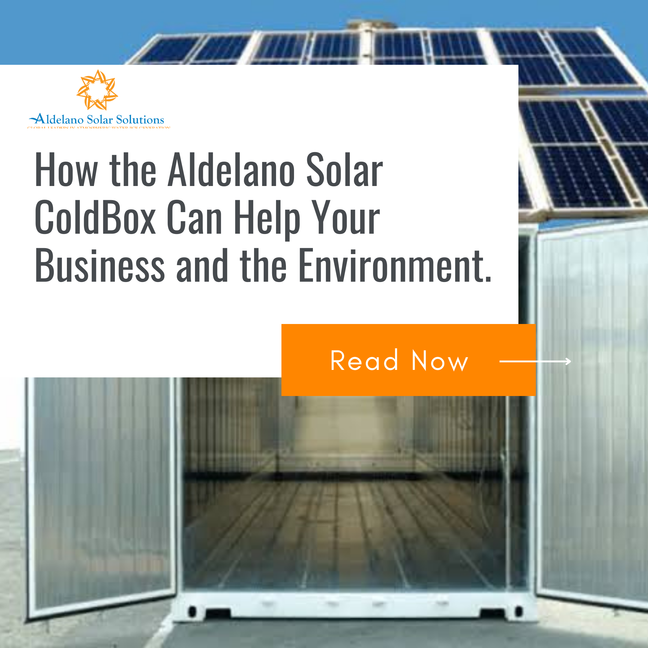 How Aldelano ColdBox can Help Your Business and the Environment